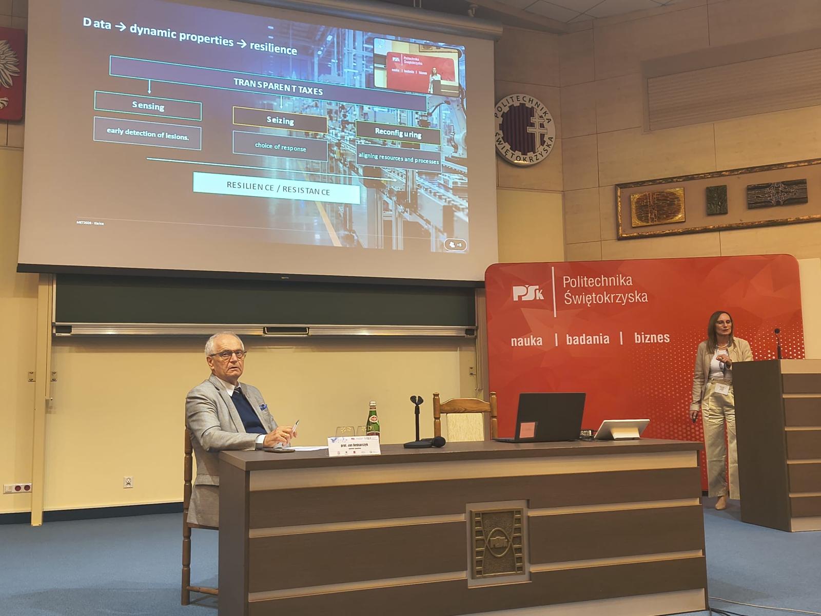 Technologie Industry 4.0 i zarządzanie informacją w kontekście dojrzałości Smart City – udział prof. dr hab. Sabiny Kauf w konferencji MET2026