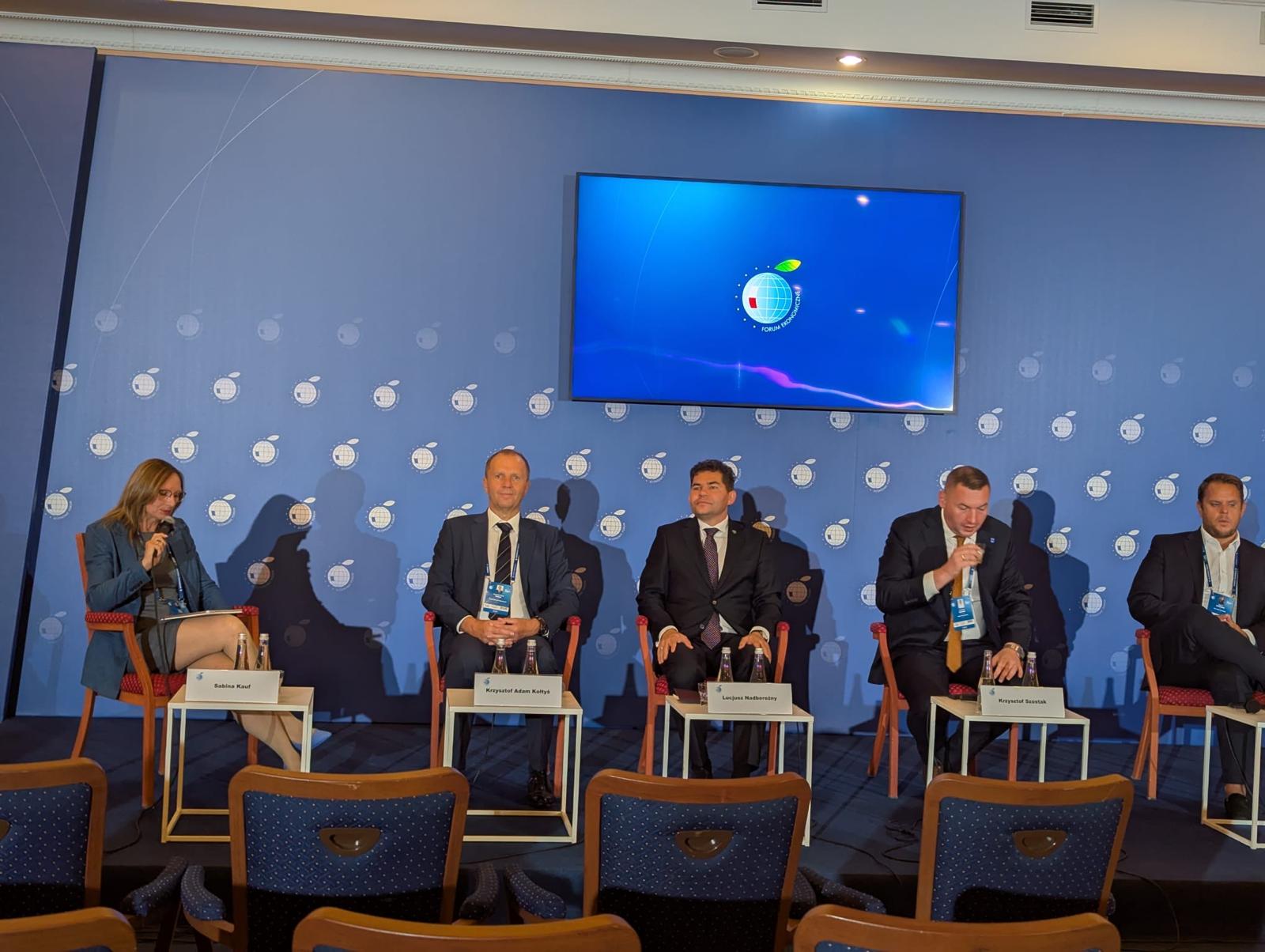 Udział prof. dr hab. Sabiny Kauf w XXXV Forum Ekonomicznym